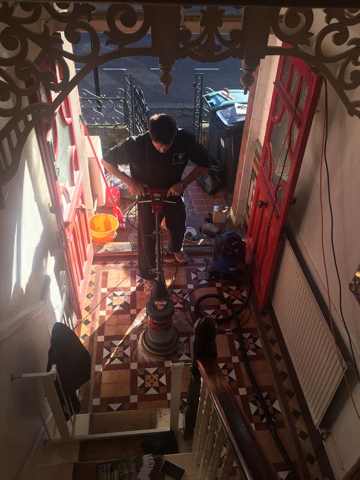 restoration tiled-hallway North london
