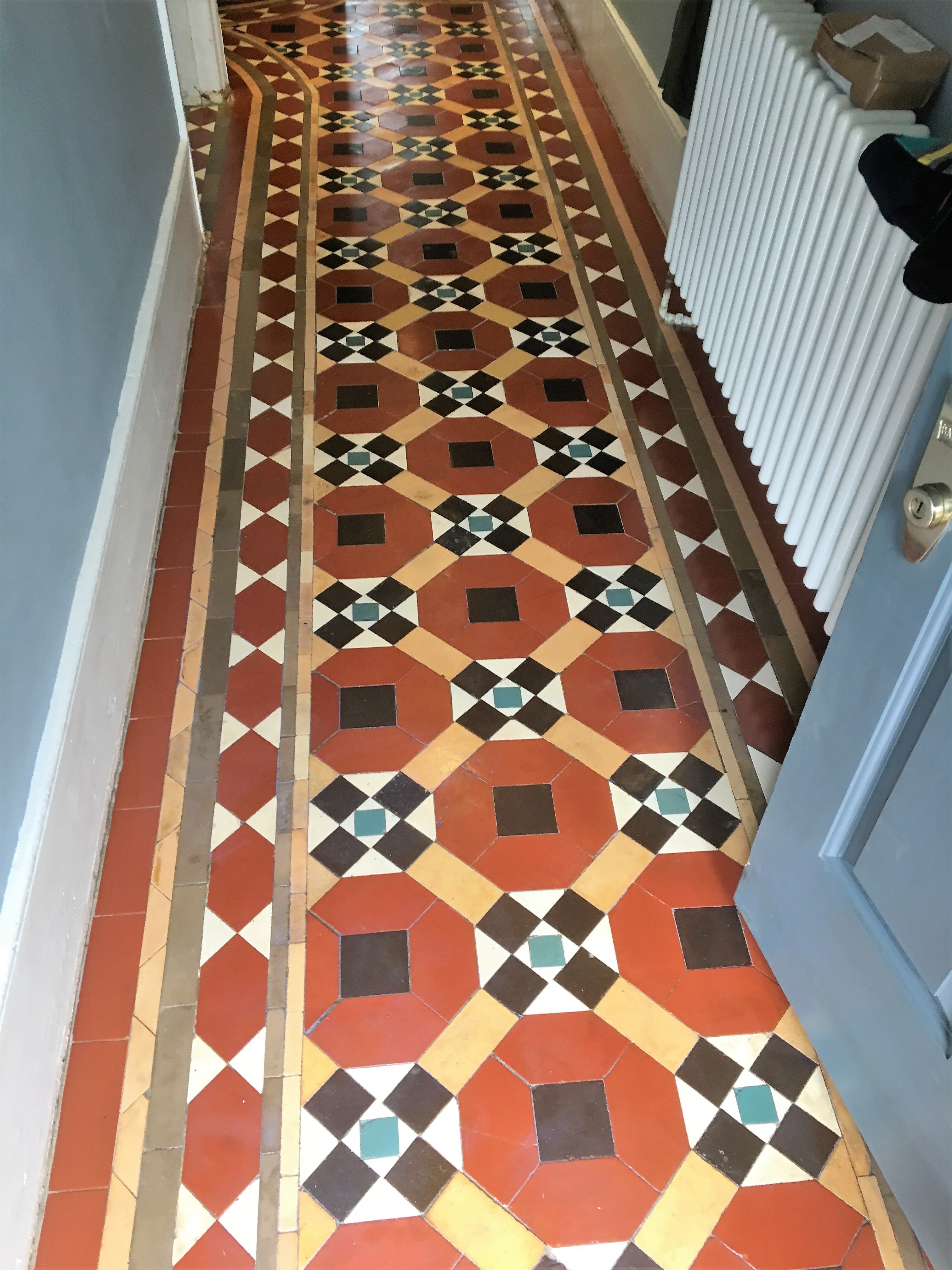 Victorian style floor restoration(After) | Specialist tiling and tile ...